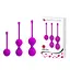 Набір вагінальних кульок Pretty Love Kegel Balls, 3 шт., фіолетовий - мініатюра 7