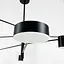 Сучасна чорна LED люстра FLEA з ріжками, що регулюються по осі Line.F DE 31/8 BK - мініатюра 14