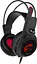 Наушники игровые MSI DS502 Gaming Headset Black / Red с микрофоном - миниатюра 2