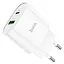 Мережевий зарядний пристрій Hoco C95A Lineal PD20W+QC3.0 + Cable USB-C to Lightning White (757326) [76051] - мініатюра 5