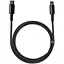 Кабель Baseus Tungsten Gold Fast Charging Data Cable Type-C to iP PD 20W 1 м Черный - миниатюра 1