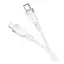 Кабель USB-C Hoco X109 Type-C Lightning Silicone PD 27W 1 м білий - мініатюра 1