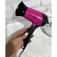 Фен для сушки волос Grunhelm GHD-508 мощный компактный дорожный 1400 Вт розовый с черным - миниатюра 9