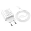 МЗП Hoco C80A Plus Rapido PD20W+QC3.0 (1USB-A/1C) + кабель Type-C to Lightning White - мініатюра 5