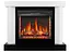 Каминокомплект ArtiFlame YUKON AF28S БЕЛЫЙ БЬЯНКО (со звуком) - миниатюра 1