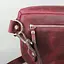 Шкіряна сумка поясна-кроссбоді Vacation бордова вінтажна - мініатюра 4