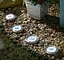 Сонячні вуличні світильники Solar Disk Lights 4 шт. підсвічування газону на сонячній батареї садові ліхтарі - мініатюра 5
