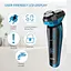 Електробритва для чоловіків водонепроникна акумуляторна - мініатюра 3