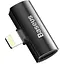 Адаптер Baseus L46 Lightning to 2 x Lightning Black (CAL46-01) - мініатюра 1