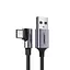 Кабель UGREEN US284 Right Angle USB-A to USB-C Cable 3m (Space Gray) (UGR-70255) - мініатюра 1