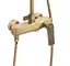 Душова система Rea Avalon brushed gold з виливом REA-P2400, Золотий - мініатюра 2