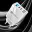 Зарядний пристрій Mirrow USB 2-Type-C Super Charge/Quick Charge 3.0 PD 58W White (ЗЗ050841) - мініатюра 2