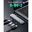 USB-хаб Ugreen 5-in-2 USB C Hub for MacBook Pro/Air Silver (CM251/60559) [72724] - мініатюра 4