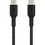 Кабель Belkin USB-C > USB-C зарядка/синхронизация 1м 60Вт Type-C плетен черный - миниатюра 2