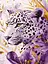 Набір для розпису по номерах Лілова хижачка з фарбами металік extra, Ideyka, 30x40 см, КНО6728 - мініатюра 1