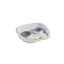 Stefanplast (Стефанпласт) Set dinner - Двойные миски на подставке для собак и котов (серый) - миниатюра 1