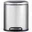 Мусорное ведро Mixxus Premium Topper-TC0205 SS Color с плавным закрытием овальное 5 л нержавейка (MI7059)  - миниатюра 1