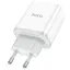 Сетевое зарядное устройство Hoco C104A 20W Type-C с быстрой зарядкой и кабелем в комплекте белый - миниатюра 6