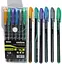 Набор гелевых ручек, 6 шт., с металлическим эффектом, PVC - миниатюра 1