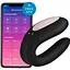 Смарт-вібратор для пар Satisfyer Double Joy Black SO3898 (95270) - мініатюра 2