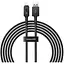 Кабель Baseus Unbreakable Series Fast Charging Data Cable USB to iP 2.4A 2 м Cluster чорний - мініатюра 1