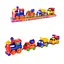 Паровозик батар. 3 машинки, блистер 34*6*9см 18008E - мініатюра 1
