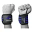 Бинти для зап'ясть (кистьові бинти) PowerPlay 3081 Gym WristT Wraps Чорно-Сині (PP_3081_Blue) - миниатюра 1