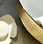 Умивальник Rea Stella brushed gold white накладний REA-U9087, Золотий - мініатюра 6