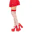 Панчохи Leg Avenue Polka Dot Mushroom Thigh Highs One Size - мініатюра 4
