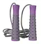 Скакалка PowerPlay 4206 Jump Rope PRO+ Серо-фиолетовая 2,75 м (PP_4206_Grey/Violet) - миниатюра 2