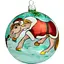 Ялинкова прикраса Санта Шоп Символ 2026 під ялинкою скло (4820001180398) - мініатюра 1