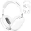 Чохол-накладка DK для Apple AirPods Max 1/2 | Silicone Candy Friendly 3в1 (white) - мініатюра 1