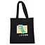 Екосумка шоппер Bambi YZ4711-1-2 1 відділення Чорний - мініатюра 1