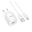 Мережевий зарядний пристрій Hoco C145A QC3.0 1 x USB-порт 3A з кабелем Micro-USB - мініатюра 2