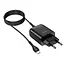 Сетевое зарядное устройство Hoco C72Q USB QC + кабель USB to MicroUSB черный - миниатюра 4