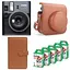 Подарунковий набір Фотоапарат Fujifilm Instax Mini 41 Фотопапір 50 шт. Чохол Фотоальбом на 108 фото коричневий - мініатюра 1