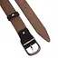 Ремень женский замшевый SF-3529 темно-коричневый с серебряной пряжкой (125 см) - миниатюра 4