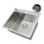 Кухонная мойка накладная из нержавеющей стали 45 см Nett NS-5245, Нержавеющая сталь - миниатюра 2