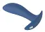 Стимулятор простаты Vibrating Butt Plug, 12 см синий - миниатюра 4