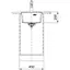 Кухонна мийка Franke Maris, фраграніт, прямокутник, без крил, 410х510х200мм, чаша - 1, врізна, MRG 610-37 TL, чорний матовий - мініатюра 3