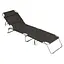 Ліжко розкладне Bo-Camp Sun Lounger 3 Positions Anthracite (1304480) - мініатюра 1