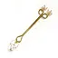 Зажим для клитора Art of Sex - Clit Clamp Bow Pearl - миниатюра 1