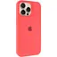Чохол Epik Silicone Case Full Protective AA для Apple iPhone 15 Pro Max 6.7 Кавуновий/Watermelon red - мініатюра 1