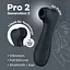 Вакуумный клиторальный стимулятор Satisfyer Pro 2 Generation 3 with Liquid Air (Bluetooth) Темно-серый - миниатюра 5