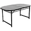 Стіл Bo-Camp Northgate Oval 150x80 cm Чорний-Сірий - мініатюра 1