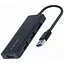 Хаб Usb Gembird UHB-U3P4-03, черный, Usb 3.1 - 4xUsb 3.1, кабель 12 см - миниатюра 1