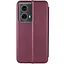 Шкіряний чохол-книжка Classy для Motorola Moto G85 Бордовий - мініатюра 2