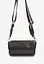 Шкіряна сумка поясна-кроссбоді Cylinder чорна флотар - мініатюра 2