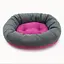 Лежак овальний для собак та котів Магнус Zoo-hunt рожевий №2 50х65х23 см - мініатюра 4