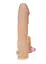 Насадка на пенис с вибрацией Boss Perfect Sleeve Vibrating 18.5 см телесный - миниатюра 3